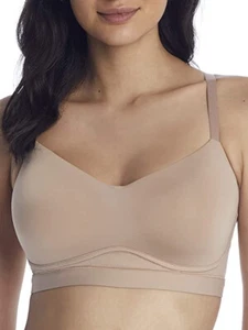 NWD Calvin Klein Perfectly Fit Flex Lightly Lined Wirefree Bralette Nude L - Picture 1 of 5