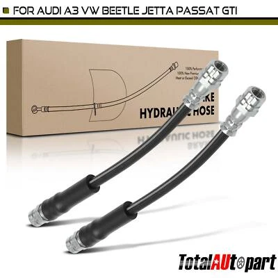 2x Manguera hidráulica de freno para Audi A3 2006-2013 Volkswagen Jetta 2005-2018 trasera Foto 1 de 4