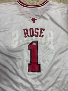 Derrick Rose Signed Autograph Auto Chicago Bulls Jersey PSA/DNA - Picture 1 of 4