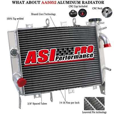 Radiador de aluminio para Kawasaki Ninja ZX6R ZX636C 2003-2004 repuesto Foto 1 de 4