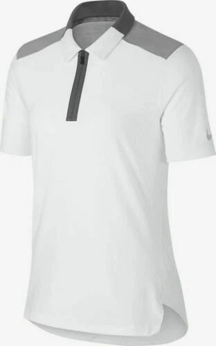 New Womens Nike Zonal Cooling Golf Polo SMALL White - 929505-100 STANDARD FIT - Image 1 of 1