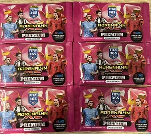 5 x Panini FIFA 365 Adrenalyn XL 2025 Soccer Cards Premium Packet NEW - Picture 1 of 1