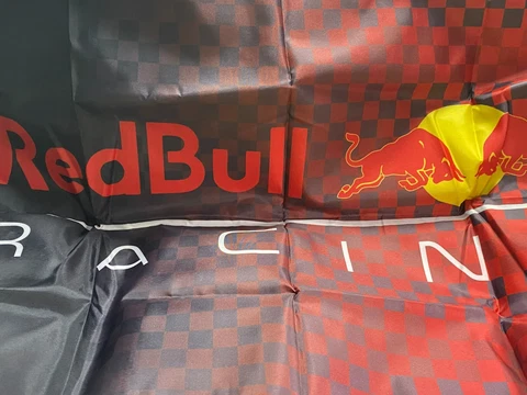 Red Bull Racing F1 Logo Flag - Navy Cover
