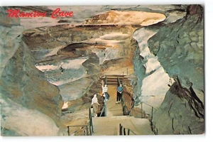 Postal Manitou Cave Fort Payne Alabama Cherokee Pass escénico años 50 - Imagen 1 de 2