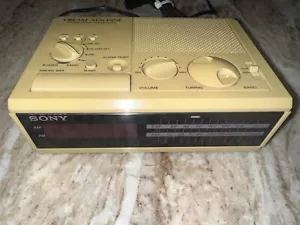 VINTAGE SONY Dream Machine ICF-C2W WORKS Digital Alarm Clock Radio FM AM *Tested - Picture 1 of 6