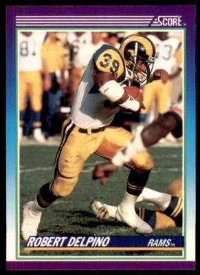 1990 Score Robert Delpino Los Angeles Rams #184 - Image 1 of 2