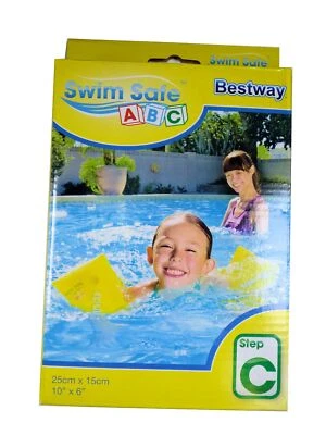 Bieco® Bestway® Schwimmflügel gelb, zwei Luftkammern 3-6 Jahre 18-30 KG 25x15 cm