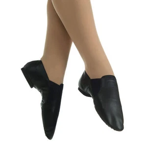 Danzcue Adult Dance Leather Jazz Bootie Shoes - Picture 1 of 7