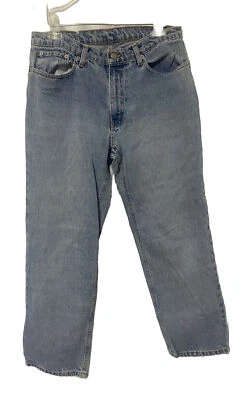 Pantalones de mezclilla vintage Ralph Lauren tiro alto lavado claro mamá para mujer talla 10 x 29" entrepierna Foto 1 de 4