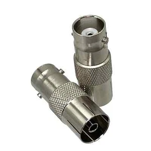 1Pz Adattatore BNC Femmina Jack a IEC DVB-T TV PAL Femmina RF Connettore Coassiale - Foto 1 di 2