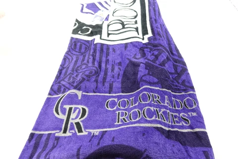 MLB Colorado Rockies Beach Towel- 30"x60" Cover