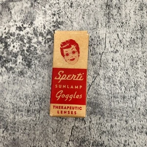 Vintage Sperti Sonnenlampe Schutzbrille Therapeutische Gläser 50er Jahre - Bild 1 von 8