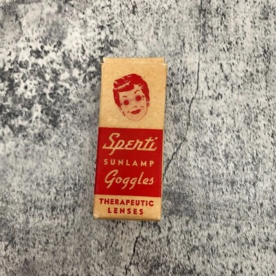 Gafas Sperti Sunlamp de colección lentes terapéuticas años 50  Foto 1 de 4