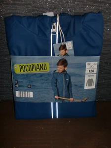 POCOPIANO - Friesennerz Regenjacke für Jungen in Gr.: 128 - Blau - NEU&OVP - Bild 1 von 5