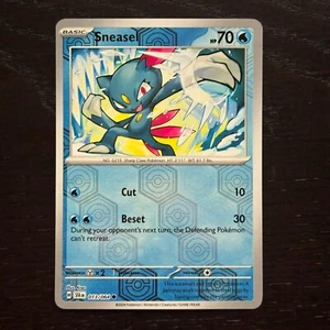 Sneasel 013/064 Pokemon Shrouded Fable Scarlet & Violet Reverse Holo Common NM - Picture 1 of 2