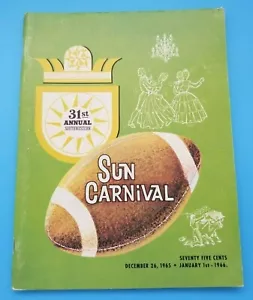 SUN BOWL COLLEGE FOOTBALL PROGRAM - TCU TEXAS CHRISTIAN vs. TEXAS WESTERN - 1966 - Picture 1 of 5