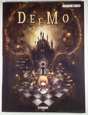 DEEMO Piano Solo + Duet SHEET MUSIC Song Book Japanese Release, Ships from USA - Image 1 of 4