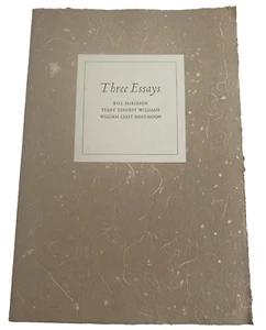 Terry Tempest Williams McKibben Heat-Moon /300 Limited Three Essays Poets Rare - Picture 1 of 14