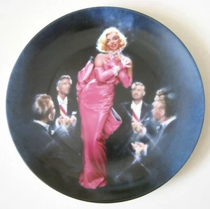 Marilyn Monroe Diamonds Are A Girl's Best Friend Collector Plate by Delphi - Picture 1 of 3