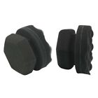 2Pc Tire Gloss Shine And Polishing Sponge Pads For Professional Use 8Cm