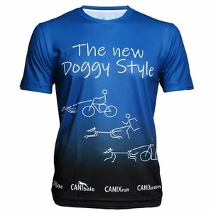 CANIbale dogsport NEW DOGGY STYLE Shirt Men DOGGYblue | CaniX Shirt Hundesport - Bild 1 von 3