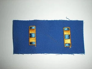 USAF 1960'S EMBROIDERED CWO2 CHIEF WARRANT OFFICER 2 INSIGNIA - COLOR - Picture 1 of 1