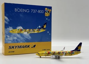 Modelos diecast Skymark B737-8AL Reg:JA73AB "Pikachu" Phoenix 4408 escala 1:400 - Imagen 1 de 20