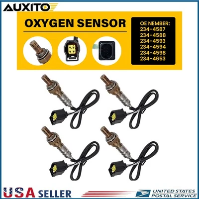 OEM 4pcs Oxygen O2 Sensor Fits For 2001-2018 Jeep Wrangler V6 3.6L 3.8L L6 4.0L - Image 1 of 4