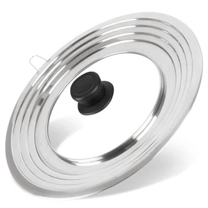 Universal Lid for Pots and Pans Skillets,Pot Lid fit 8.2, 9, 10, 11, 12 and 1... - Picture 1 of 7