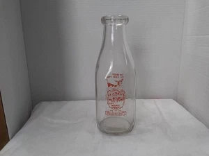 Seaman's Poughkeepsie Milk Bottle Vintage - Picture 1 of 6