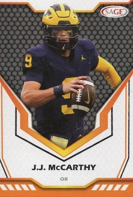 2025 SAGE COLLECTIBLES J.J. McCARTHY RC #135 - Image 1 of 2