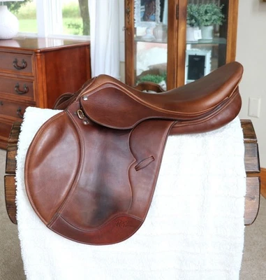 18 英寸 R Pessoa XCH Gen-X3? Rodrigo 英国猎人/跳线鞍座可调节树 — 第 1/4 张图片