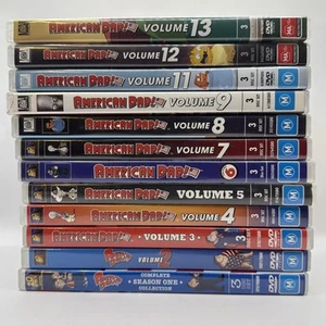 DVD American Dad Volumes 1-9 + 11-13 (Reg 4) En muy buen estado (pero faltan algunos discos) - Imagen 1 de 7