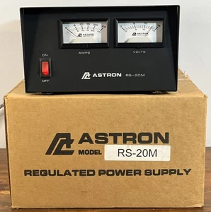 Astron Regulated Power Supply Model RS-20M New In Box Ham Radio - Foto 1 di 16