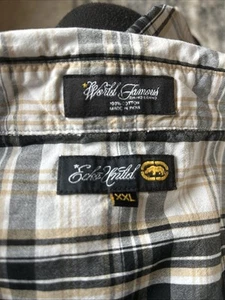 Echo Unlimited Men’s Short Sleeve Shirt, World Famous Rhino Brand, Size XXL - Picture 1 of 6