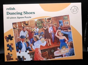 Relish Dancing Shoes 63 Piece Dementia Alzheimer's Jigsaw Puzzle All Levels - Picture 1 of 16