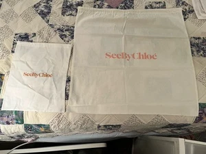 SEE BY CHLOE BAG DUST BAGs TWO - Picture 1 of 5