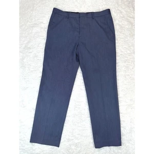 J. Ferrar Slim Fit Dress Pants Mens 36x30 Navy Blue - Picture 1 of 4