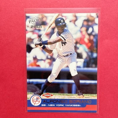 2001 Pacific Alfonso Soriano RC #478 Minty! - Imagem 1 de 4