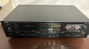 Yamaha KX-W202U Doppio Cassette Deck KX W202U - NECESSITA DI RIPARAZIONE - Foto 1 di 6