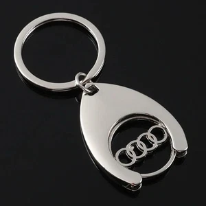 Llavero Audi - Material Alta Calidad - Nuevo - Trolley Moneda - Imagen 1 de 6