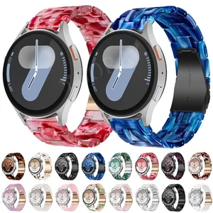 Resin Band Strap For Samsung Galaxy Watch7 6 4 5 Pro 40/44mm 6Classic 43mm/47mm - Picture 1 of 36