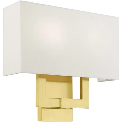Livex Lighting 51103-12 Meridian Wall Sconce Satin Brass - Image 1 of 4