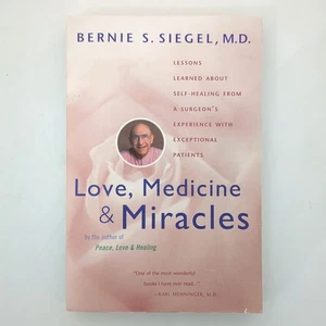 Love Medicine and Miracles Self Healing Quill Paperback Book Bernie Siegel 2002 - Bild 1 von 18