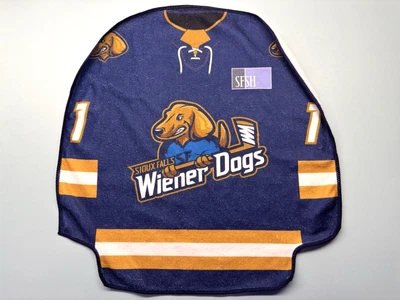 Полотенце Sioux Falls Wiener Dogs Rally Sioux Falls Stampede USHL хоккей 17 дюймов x 18 дюймов - Изображение 1 из 4