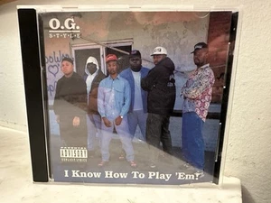 O.G. Style I Know How To Play 'Em CD 1991 Rap-a-Lot Records OOP Rare Gangsta NM - Picture 1 of 8