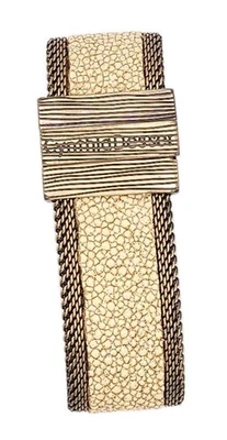Bracelete magnético de malha cintilante bronze arraia sobremesas Cynthia - Imagem 1 de 4
