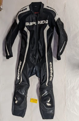 TRAJE MOTO SPIDI EURO TALLA 48/US TALLA 38 UNA PIEZA negro/blanco Foto 1 de 4