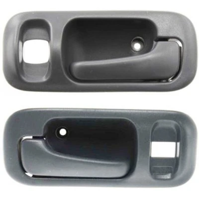 Juego de 2 manijas de puerta interiores para Honda CR-V 95-98 Odyssey 97-2001 delanteras gris Foto 1 de 4