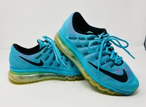 NIKE AIR MAX 2016 DONNA TAGLIA 8,5 SOLO USO INTERNO NO SOLETTA DISCD NEON L/BLU - Foto 1 di 22